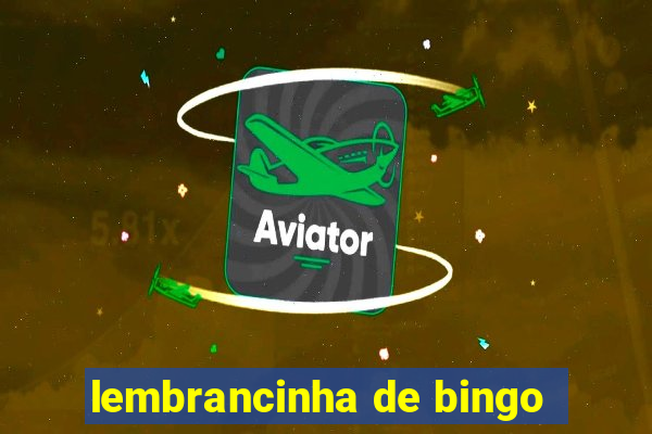 lembrancinha de bingo